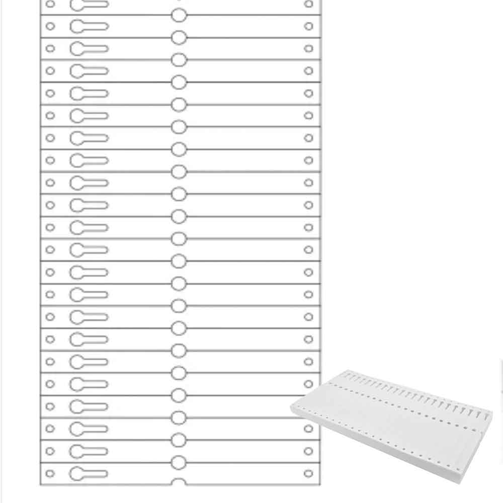 Tyvek®-Schlaufen-Etiketten - Format 160 x 12,7 mm - 6 Farben