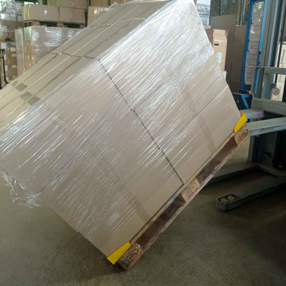 Gleitschutzecke für den sicheren Transport auf der Palette