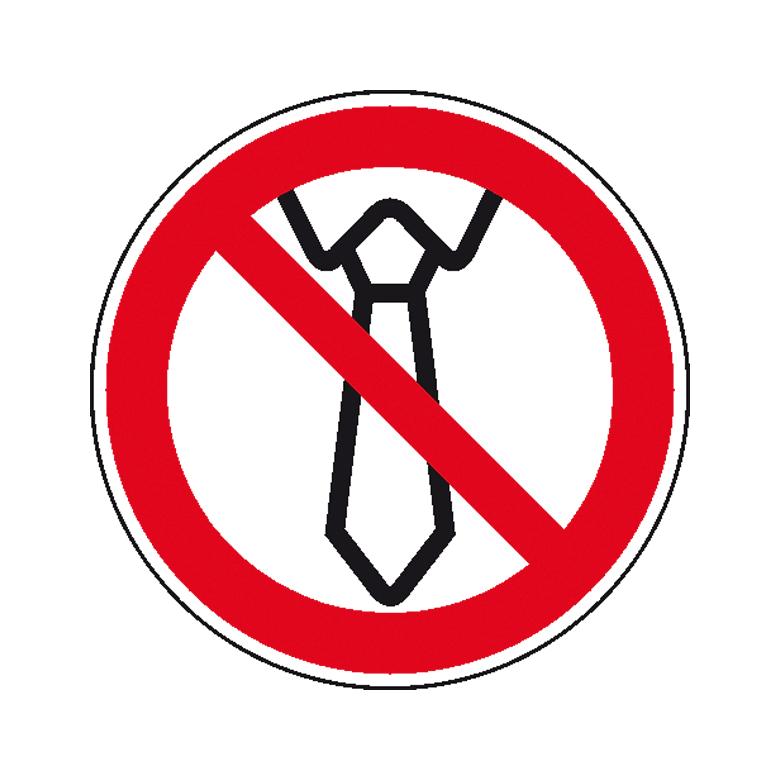 32-20-134-0-00-058-verbotsschild-bedienung-mit-krawatte-verboten-210472-da5849 Verbotsschild - Bedienung mit Krawatte verboten