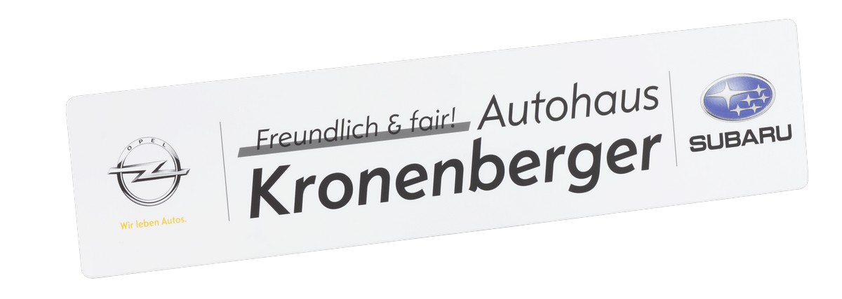 10.50.052.0.01_01_002_Kennzeichenschilder-f700bb Kennzeichen-Werbeschilder mit 2-farbigem Aufdruck