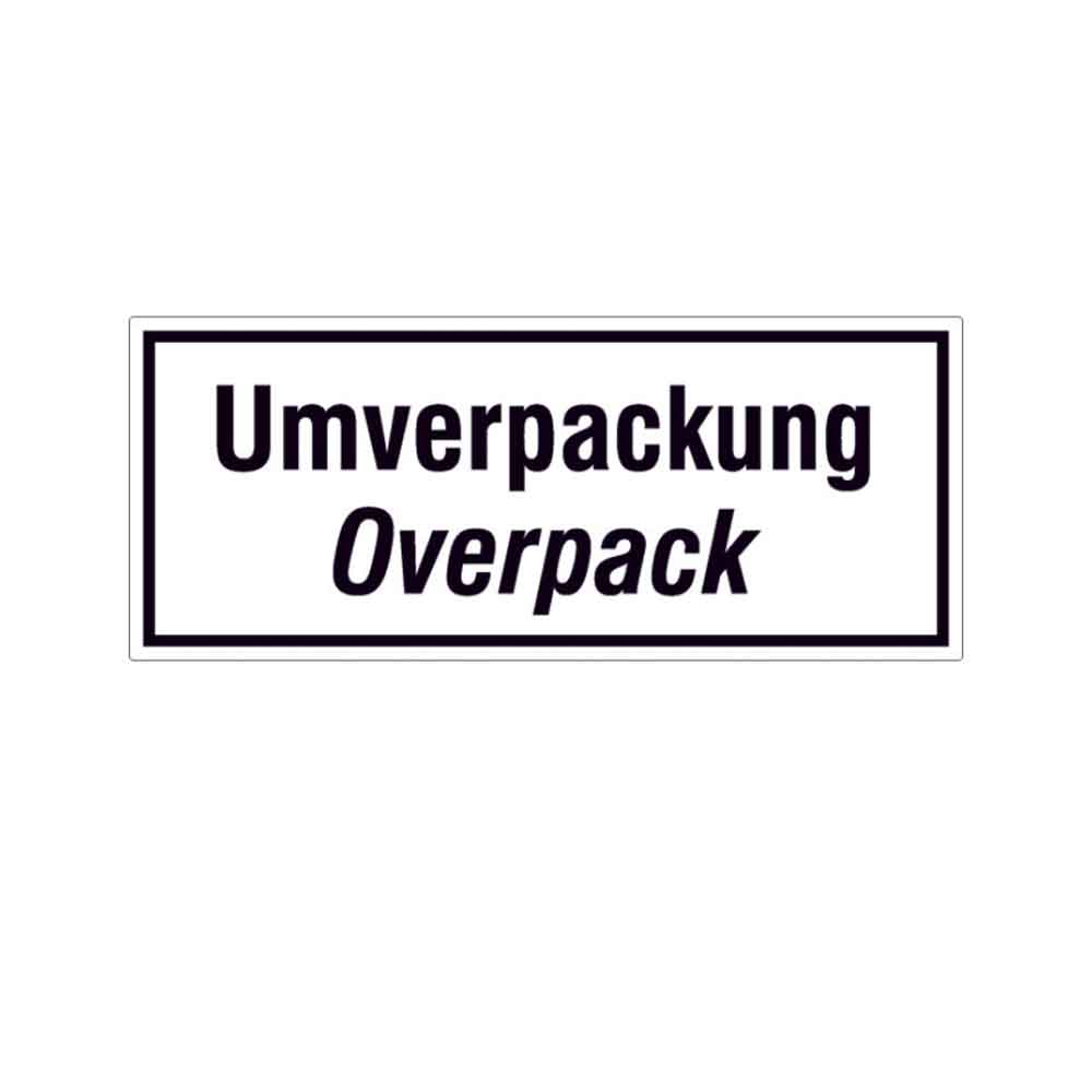Packstückorientierung - Umverpackung Overpack - selbstklebend