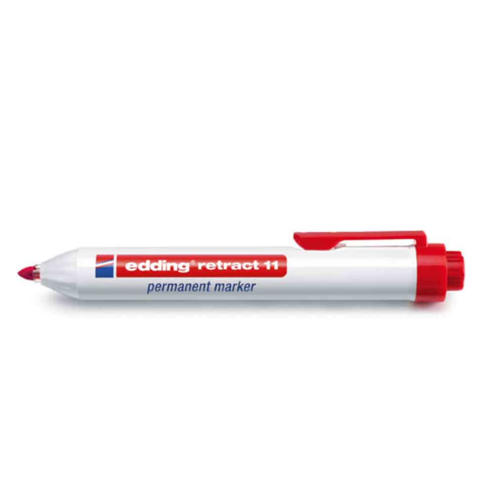 Edding retract 11 Permanentmarker - dauerhaftes Beschriften - 4 Farben Edding retract 11 Permanentmarker - dauerhaftes Beschriften - 4 Farben
