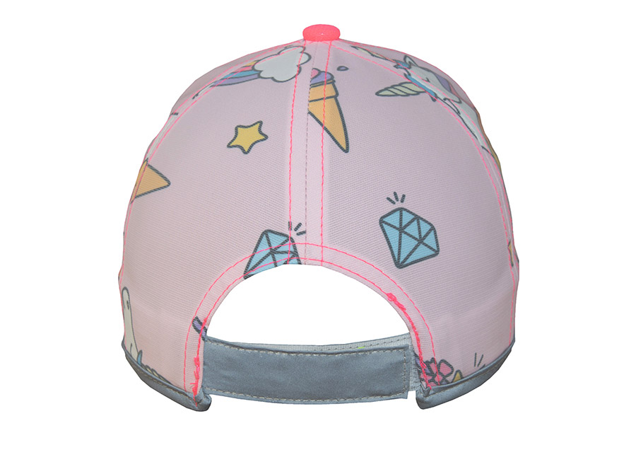 Korntex® Cap für Kinder Action Line "Unicorn" - Pink/Einhorn - Onesize