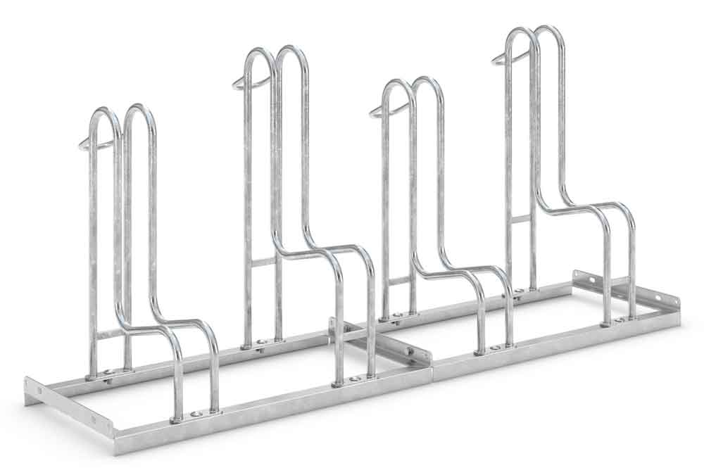 Fahrrad-Standparker 4054 - Standard - 4 Einstellplätze einseitig Fahrrad-Standparker 4054 - Standard - 4 Einstellplätze einseitig