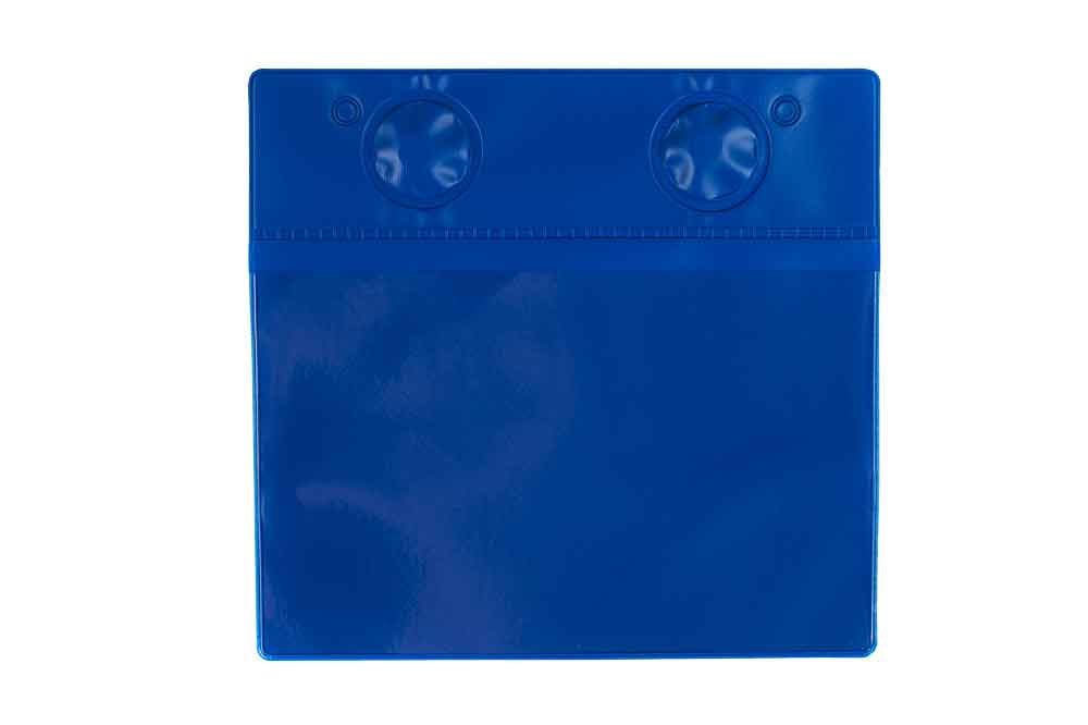Magnet Taschen  aus PVC - DIN A6 quer - 4 Farben