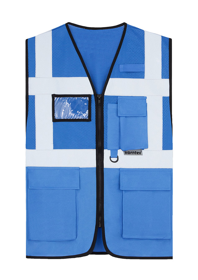 Korntex® Mesh Multifunktionsweste „Athens“ - Marineblau - XXL