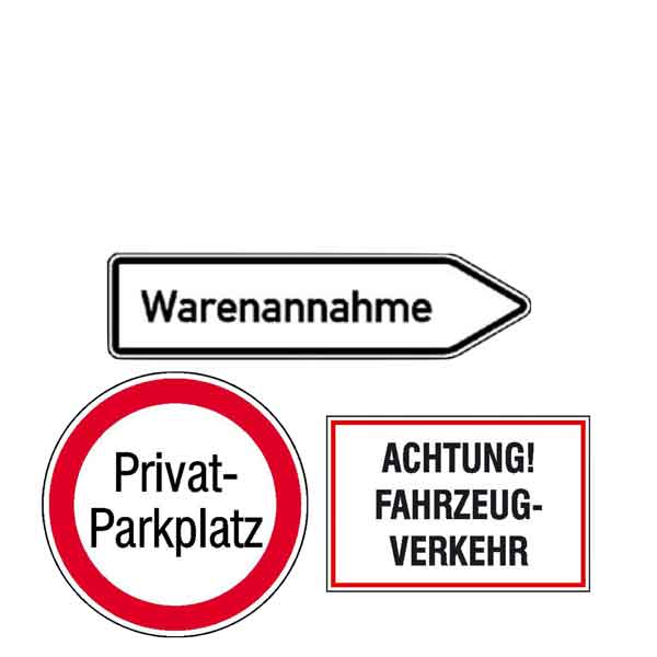 Allgemeine Hinweisschilder Allgemeine Hinweisschilder