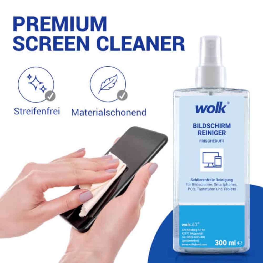 Bildschirmreiniger - Multimediareiniger für Displays Bildschirmreiniger - Multimediareiniger für Displays