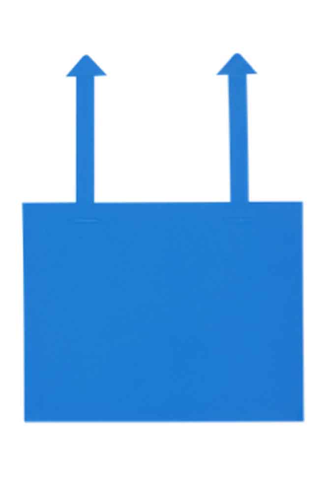Gitterboxtaschen mit Laschen - in 4 Größen - Blau