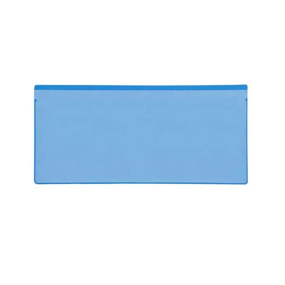 Magnetische Etikettentaschen - 2 Magnetstreifen - 220 x 105 mm 1/3 DIN - 4 Farben