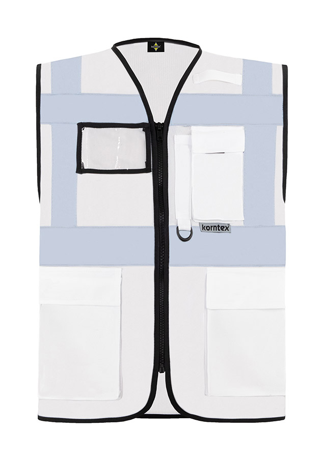 Korntex® Warnweste „Berlin“ - Multifunktional mit Taschen - Waldgrün/Signal-Gelb - XXL Korntex® Warnweste „Berlin“ - Multifunktional mit Taschen - Waldgrün/Signal-Gelb - XXL