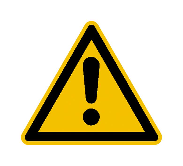 Warnschild - Allgemeines Warnzeichen