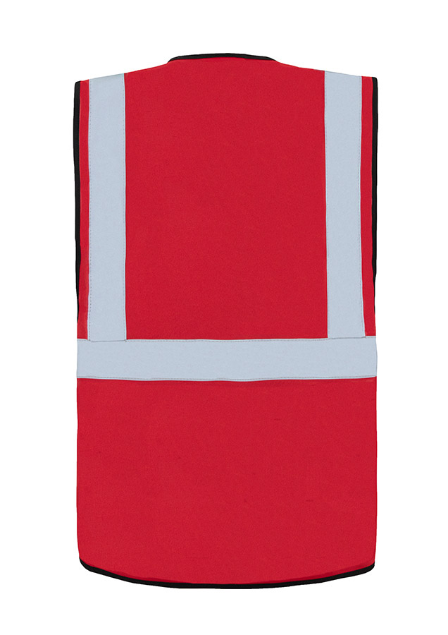 Korntex® Comfort Warnweste „Hamburg“ - Multifunktional - Weiß - M