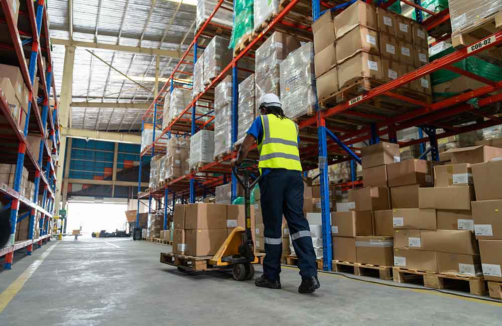 Auftragsorganisation im Lager und der Logistik