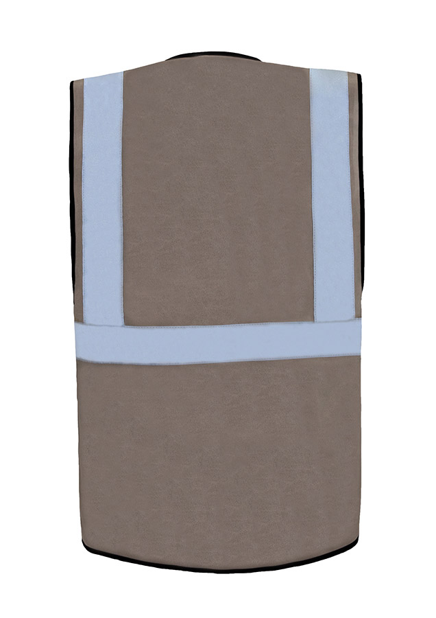 Korntex® Comfort Warnweste „Hamburg“ - Multifunktional - Weiß - M