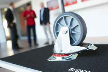 Die ESD-TPE Bereifung als Detailansicht