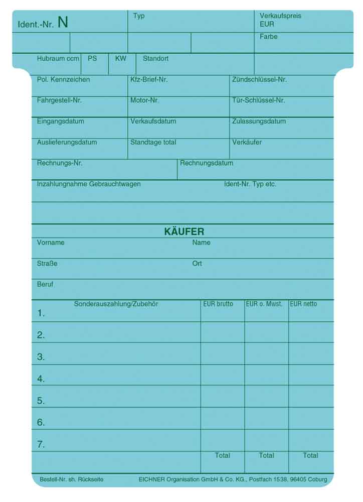 T-Karte für Fahrzeugverwaltung - Zubehör für T-Card Systemtafeln T-Karte für Fahrzeugverwaltung - Zubehör für T-Card Systemtafeln