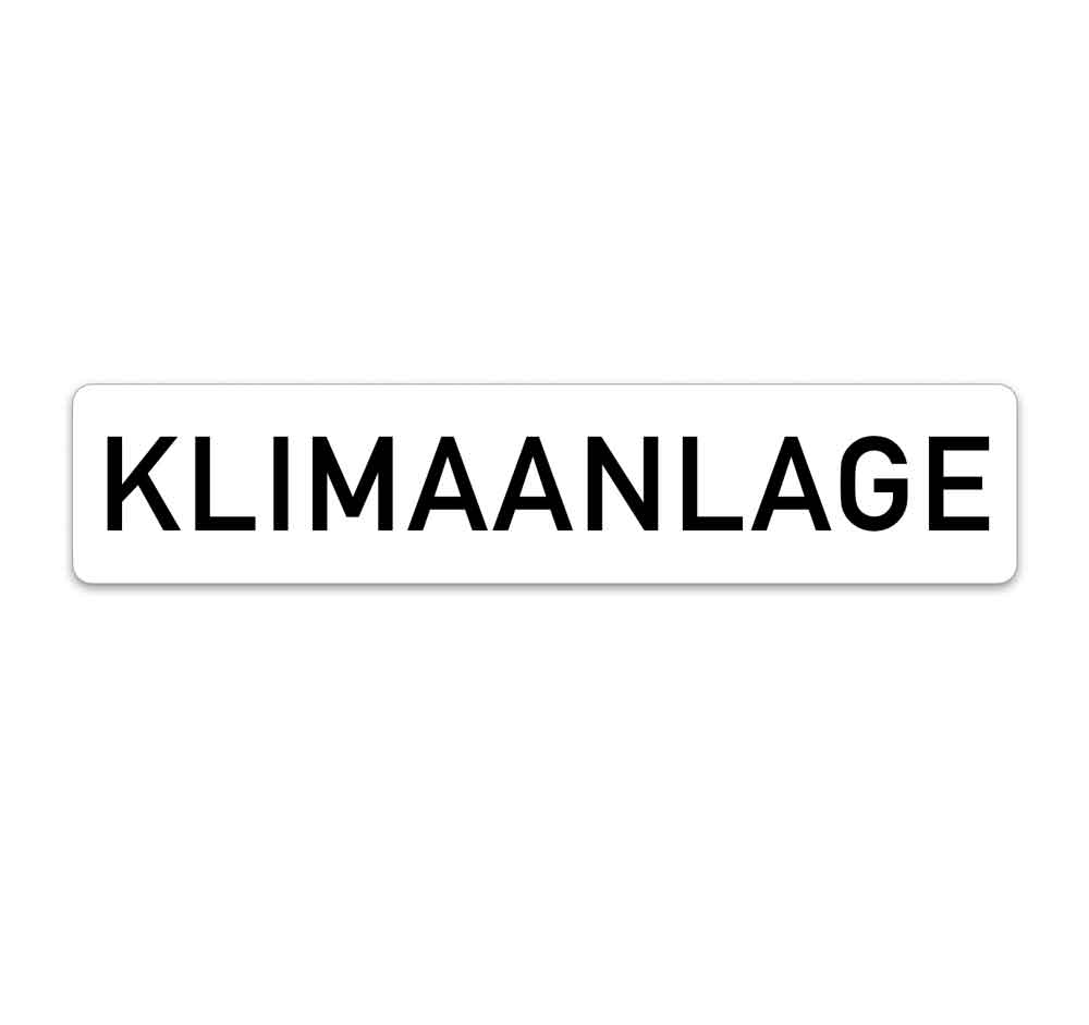 10-50-050-0-00-10-002-klimaanlage-werbeschild-1dcb66 Kennzeichen-Werbeschilder - mit verschiedenen Texten
