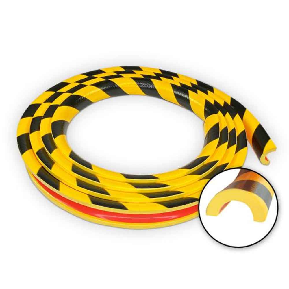 Knuffi Rohrschutzprofil Typ R30 - für Rohr ø 20-40 mm - selbstklebend - 2 Längen - 4 Farben