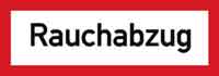 Feuerwehrzeichen Rauchabzug
