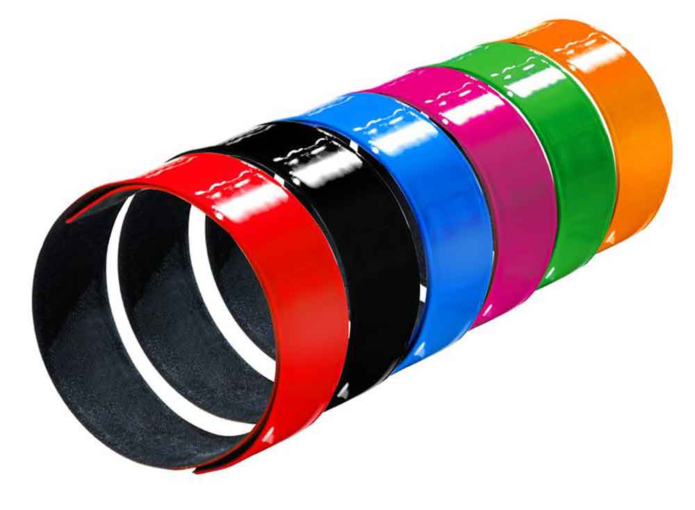 Sicherheits-Schnappband - 25 x 3 cm - 9 Farben