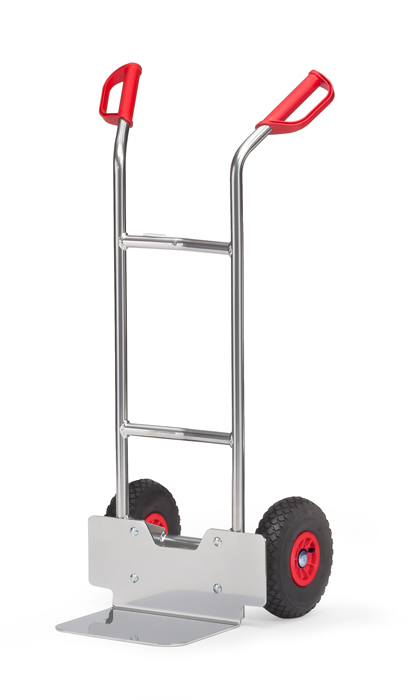 A1125L_fetra_alu-stapelkarre-37ebb4 Alu-Stapelkarre - H 1150 mm - Schaufeltiefe 250 mm - Tragkraft 150 kg - mit 3 Radausstattungen