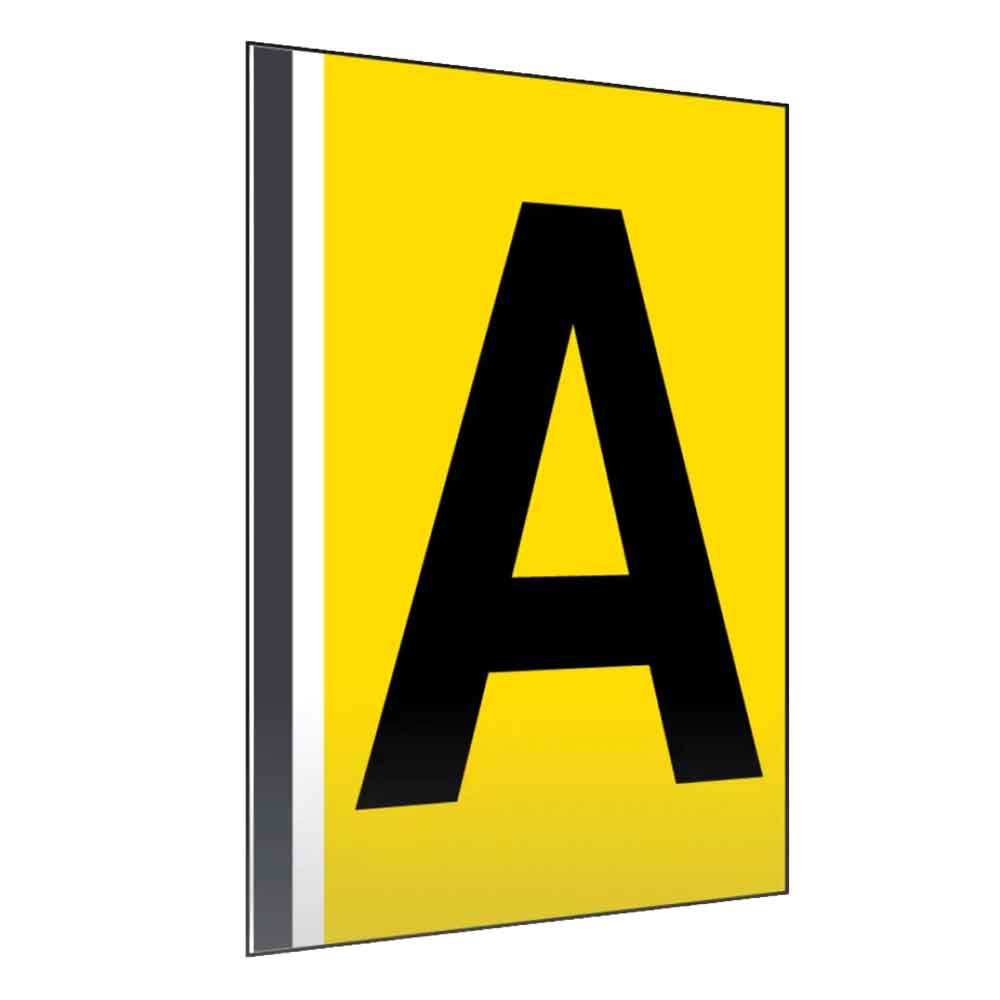 Regal- und Gangschild gerade - mit Magnetstreifen - in vielen Größen - einseitiger oder beidseitiger Druck