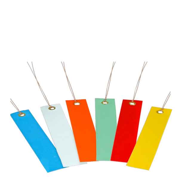 Hängeetiketten mit Draht Hängeetiketten mit Draht