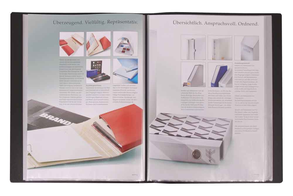 Sichtbuch und Präsentationsmappe - verschiedene Rückenbreiten Sichtbuch und Präsentationsmappe - verschiedene Rückenbreiten