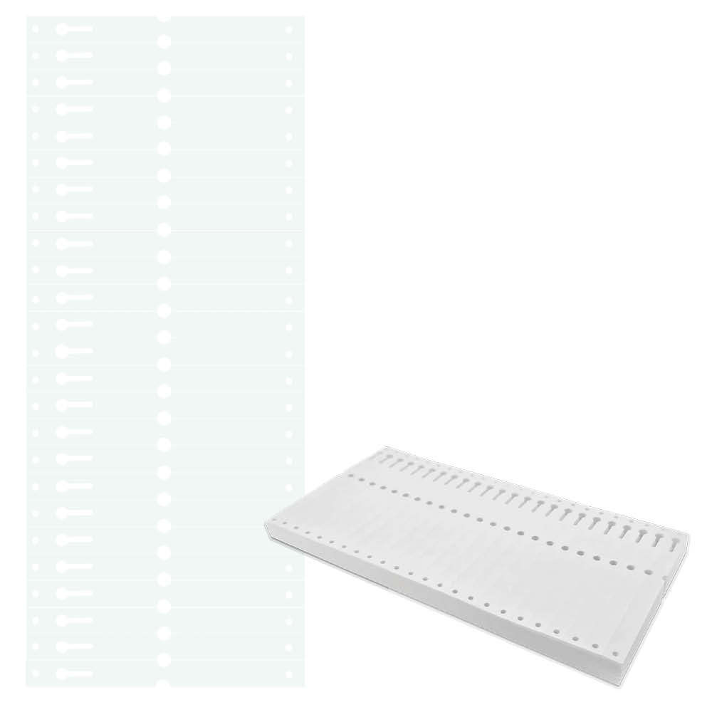 Tyvek®-Schlaufen-Etiketten - Format 140 x 13 mm - 7 Farben