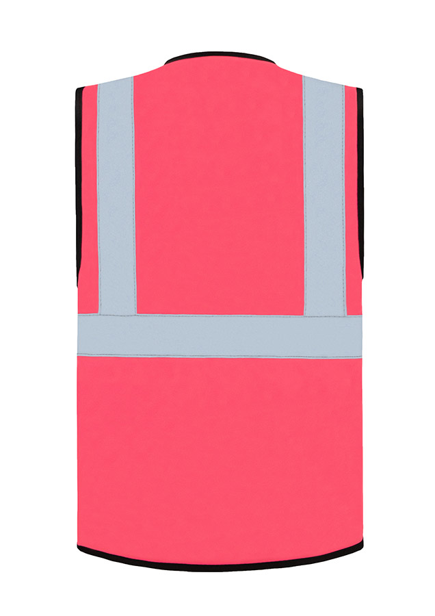 Korntex® Warnweste „Berlin“ - Multifunktional mit Taschen - Waldgrün/Signal-Gelb - XXL