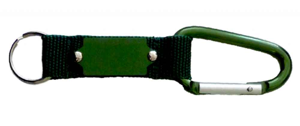 Schlüsselanhänger "VITA" - mit Karabiner - aus Aluminium Schlüsselanhänger "VITA" - mit Karabiner - aus Aluminium