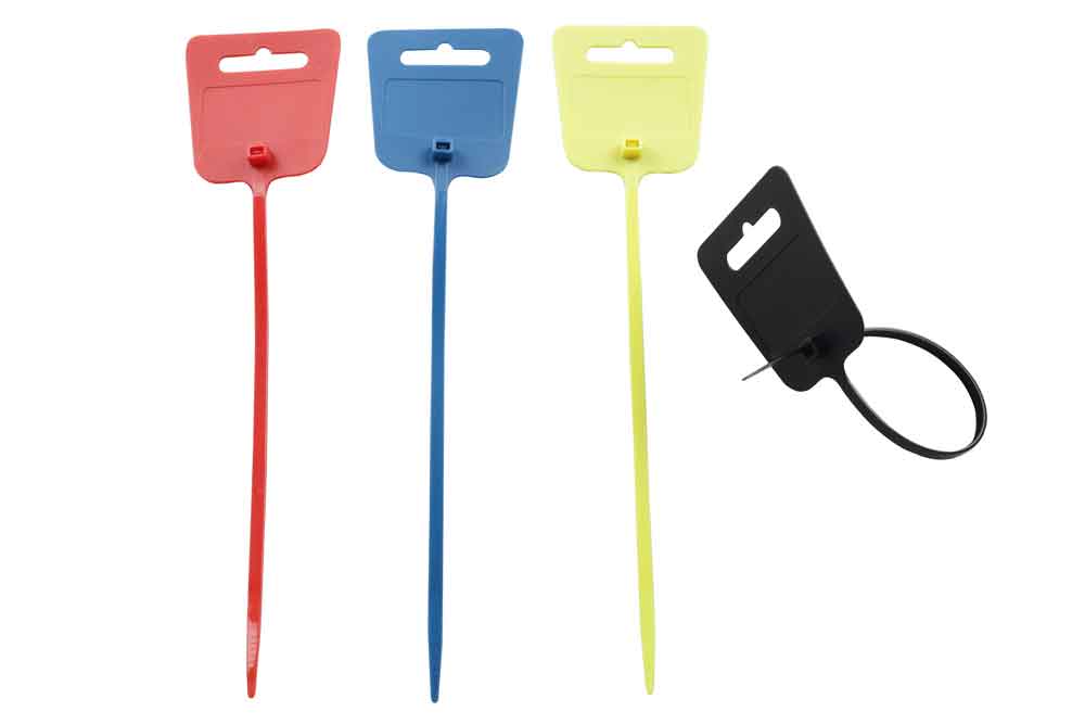 Kabelbinder mit Beschriftungsfeld in 4 Farben