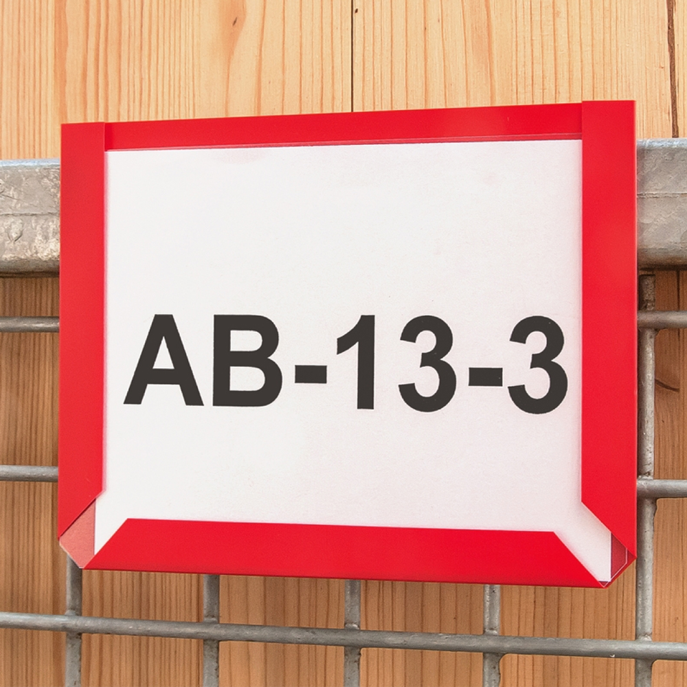 Magnet Sichttasche - DIN A4 Hochformat - in 5 Farben