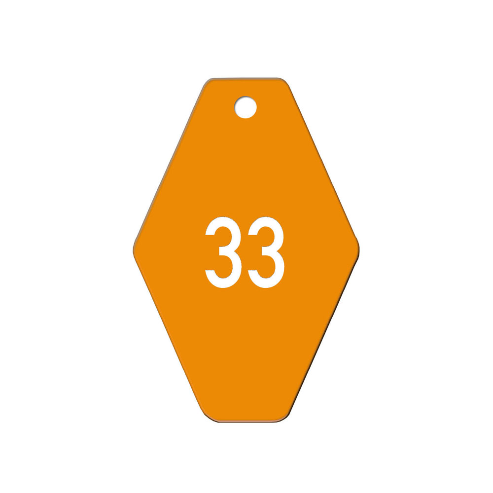 rauten-58-mm-kunststoff-numerisch-1-3-stellen-alle-farben86-307c5d Schlüsselanhänger - Rautenform - Kunststoff - 1-3 stellig nummeriert - mit Bohrung