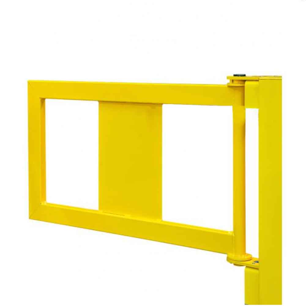 Rammschutzgeländer - Türmodul manuell oder mit Gasdruckfeder Rammschutzgeländer - Türmodul manuell oder mit Gasdruckfeder