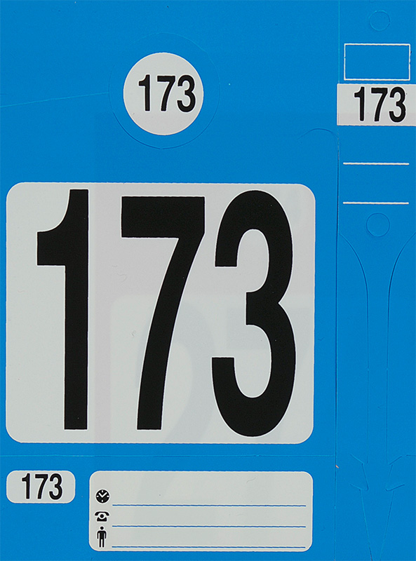Kennzeichnungs-System - 4 in 1 - Leitzahl - 6 Farben