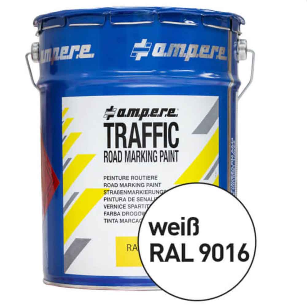 Straßenmarkierungsfarbe "Traffic Paint" - professionelle Markierung von Strassen und Plätzen