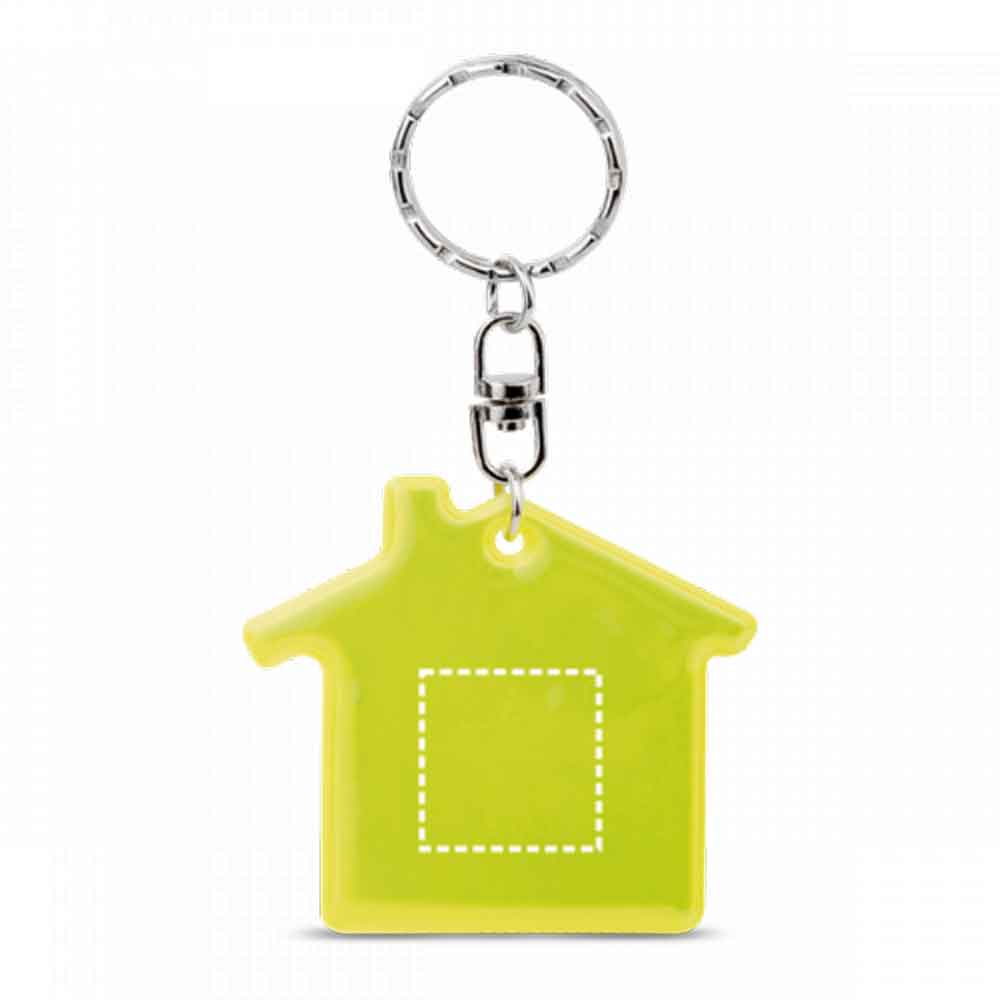 Reflex-Schlüsselanhänger "Residence" - Hausform