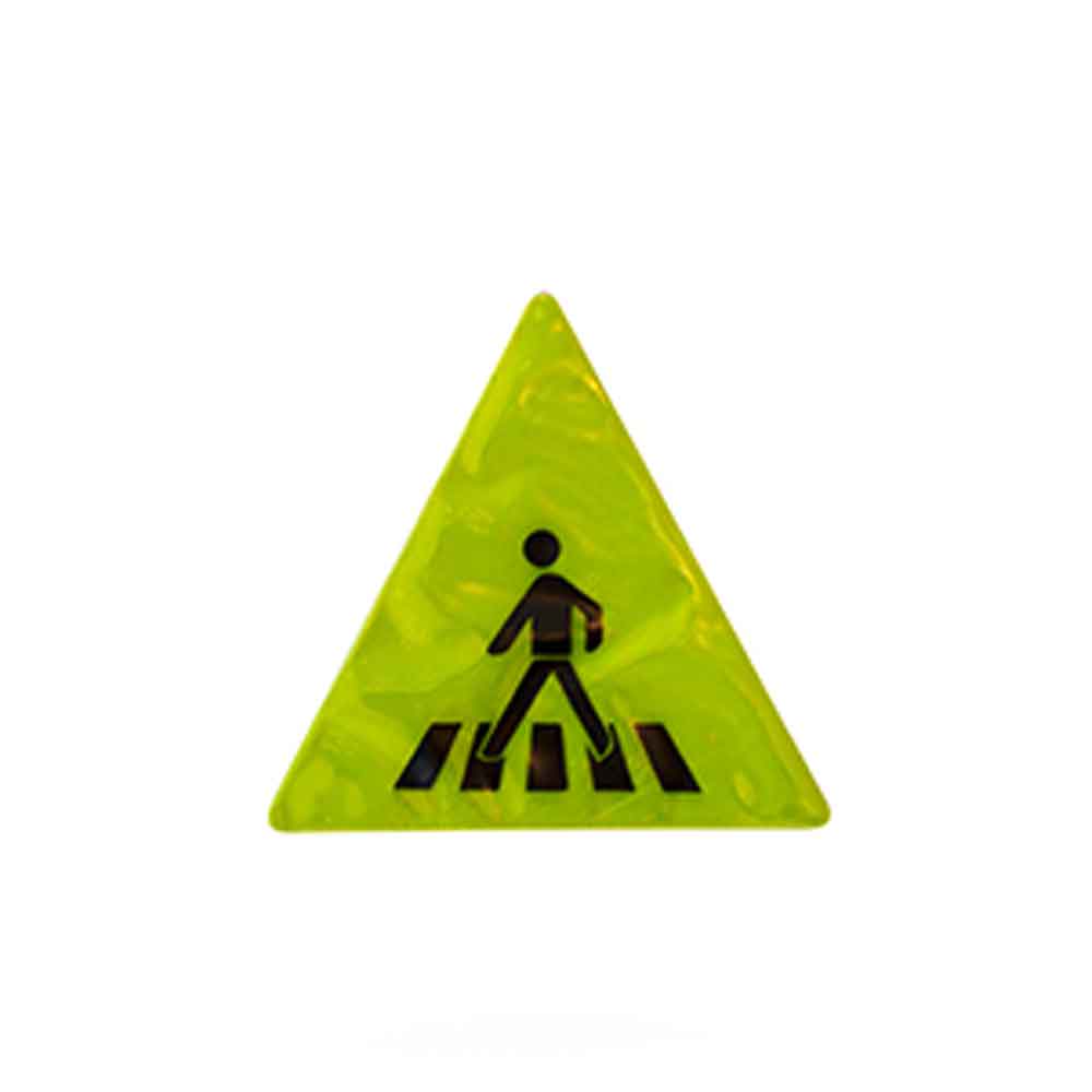 Verkehrszeichen-Sticker - "Zebrastreifen"- Reflektierend - 2 Farben