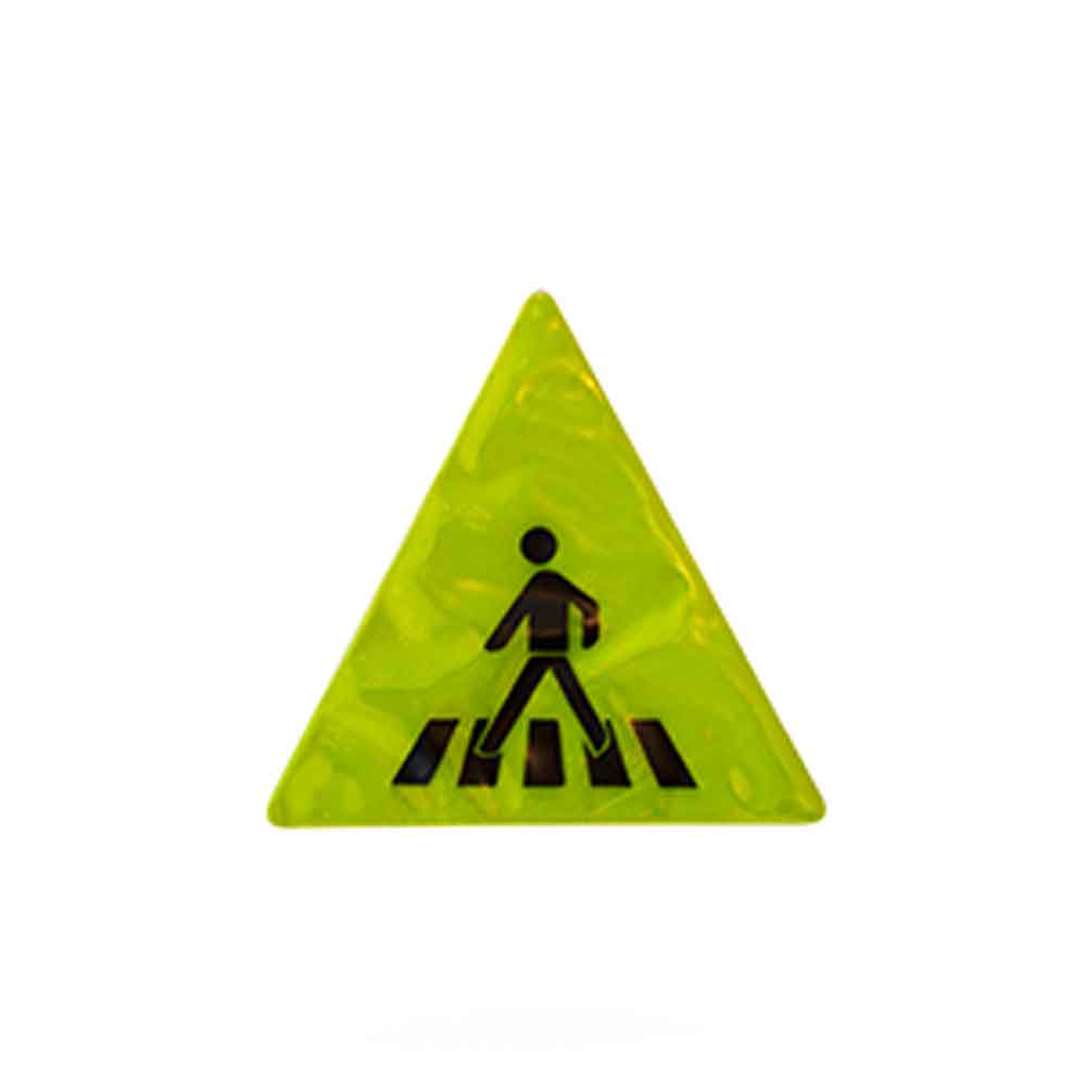 60-50-326-0-00-01-059-verkehrszeichen-sticker-gelb-a2f76a Verkehrszeichen-Sticker - "Zebrastreifen"- Reflektierend - 2 Farben