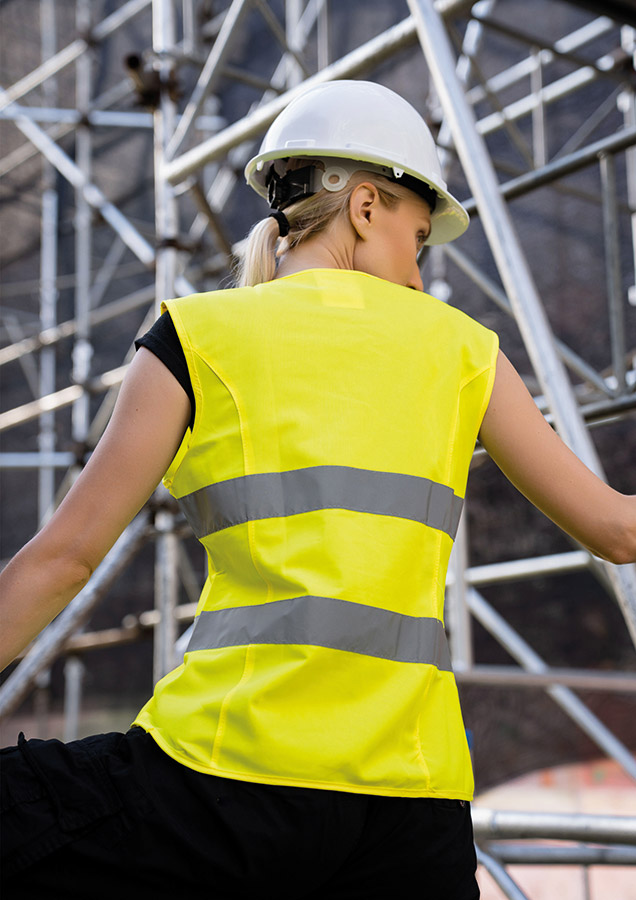 Korntex® Frauen Warnweste „Frankfurt“ - Signal-Orange - XL Korntex® Frauen Warnweste „Frankfurt“ - Signal-Orange - XL