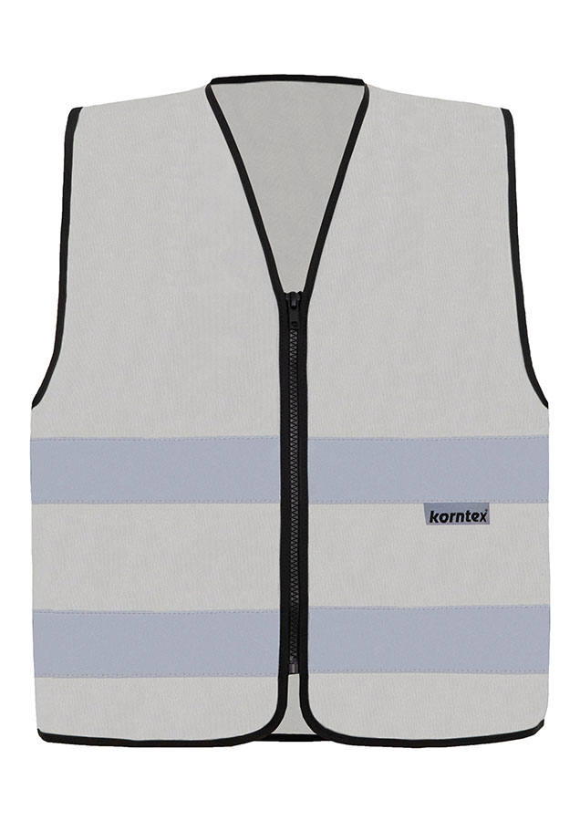 Korntex® Warnweste mit Reißverschluss „Cologne“ - Grün - XL