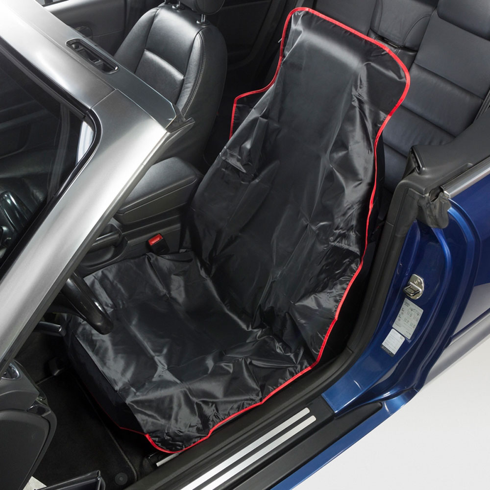 Wiederverwendbarer Sitzschoner aus Nylon für PKW - Schwarz