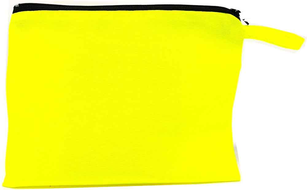 Rechteckige Tasche - für Warnweste - Reißverschluss und Schlaufe Rechteckige Tasche - für Warnweste - Reißverschluss und Schlaufe