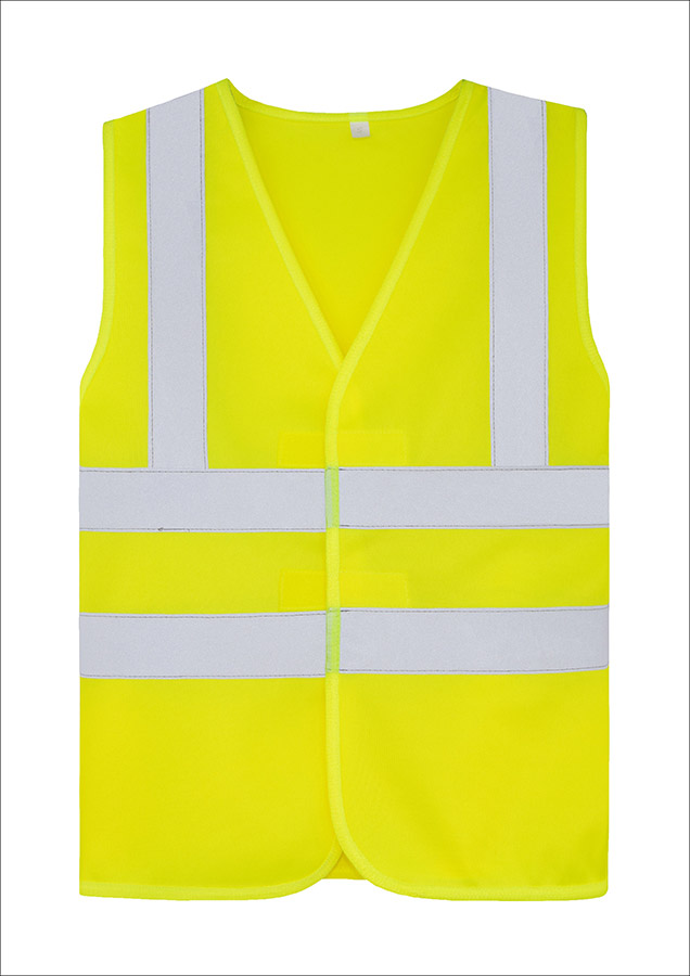 Korntex® Kinderwarnweste "Esbjerg" - Vier Reflexstreifen - Signal-Gelb - XXS Korntex® Kinderwarnweste "Esbjerg" - Vier Reflexstreifen - Signal-Gelb - XXS