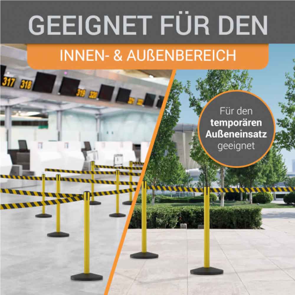 Gurtpfosten 2er Sparset - aus hochwertigem Metall - in 7 Ausführungen
