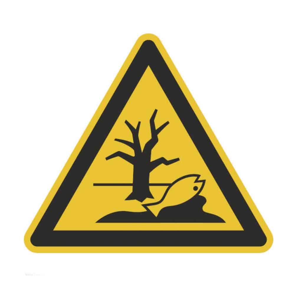 Warnschild - Warnung vor umweltgefährdenden Stoffen oder Gemischen Warnschild - Warnung vor umweltgefährdenden Stoffen oder Gemischen