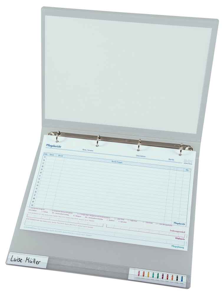 Dokumentationsmappe "Visio" - mit Organisationsleiste Dokumentationsmappe "Visio" - mit Organisationsleiste