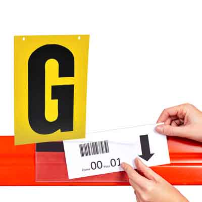 Regal- und Stellplatzkennzeichnung